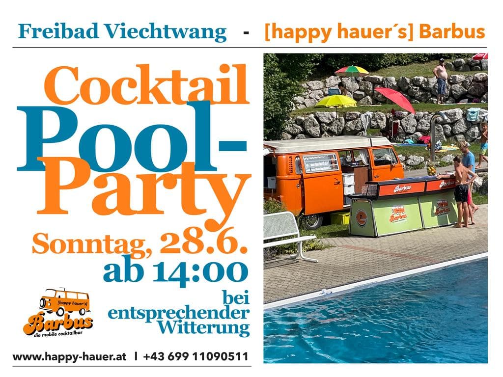 Poolparty mit happy hauer's Barbus