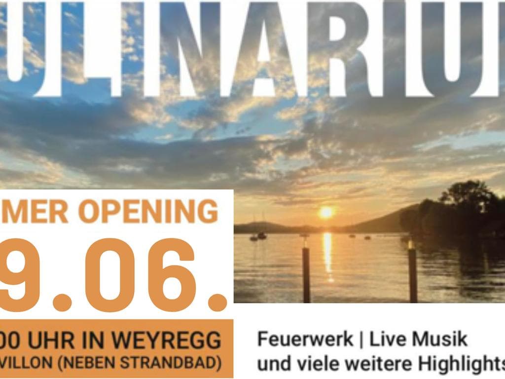 Kulinarium Attersee SUMMER-OPENING