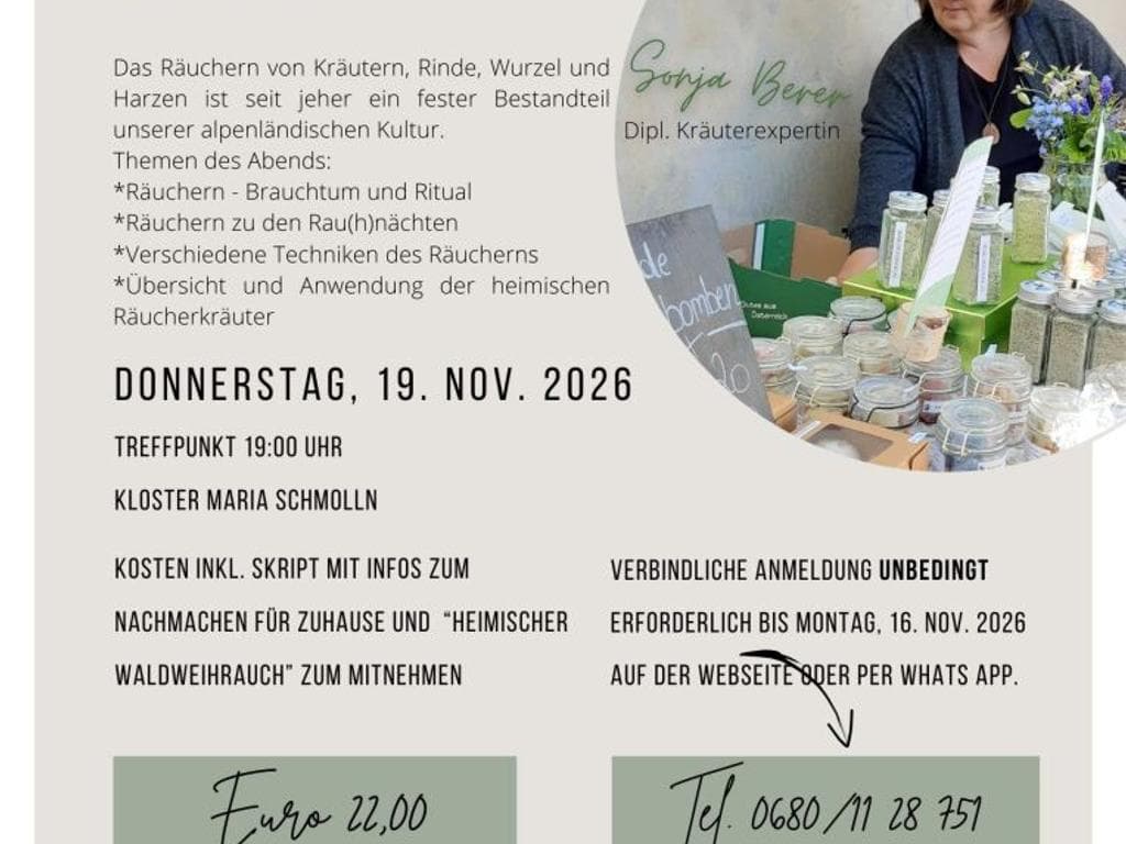 Räuchern mit heimischen Kräutern