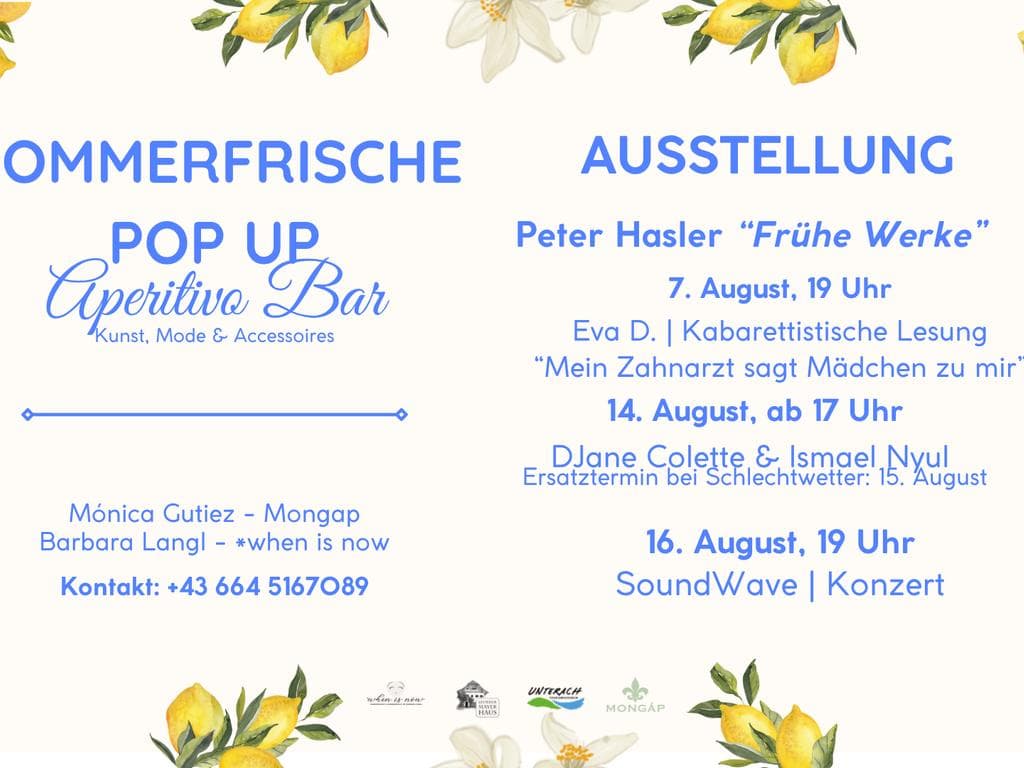Sommerfrische POP UP