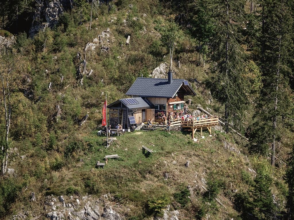 Saisonende auf der Raschberghütte - bei Schönwetter