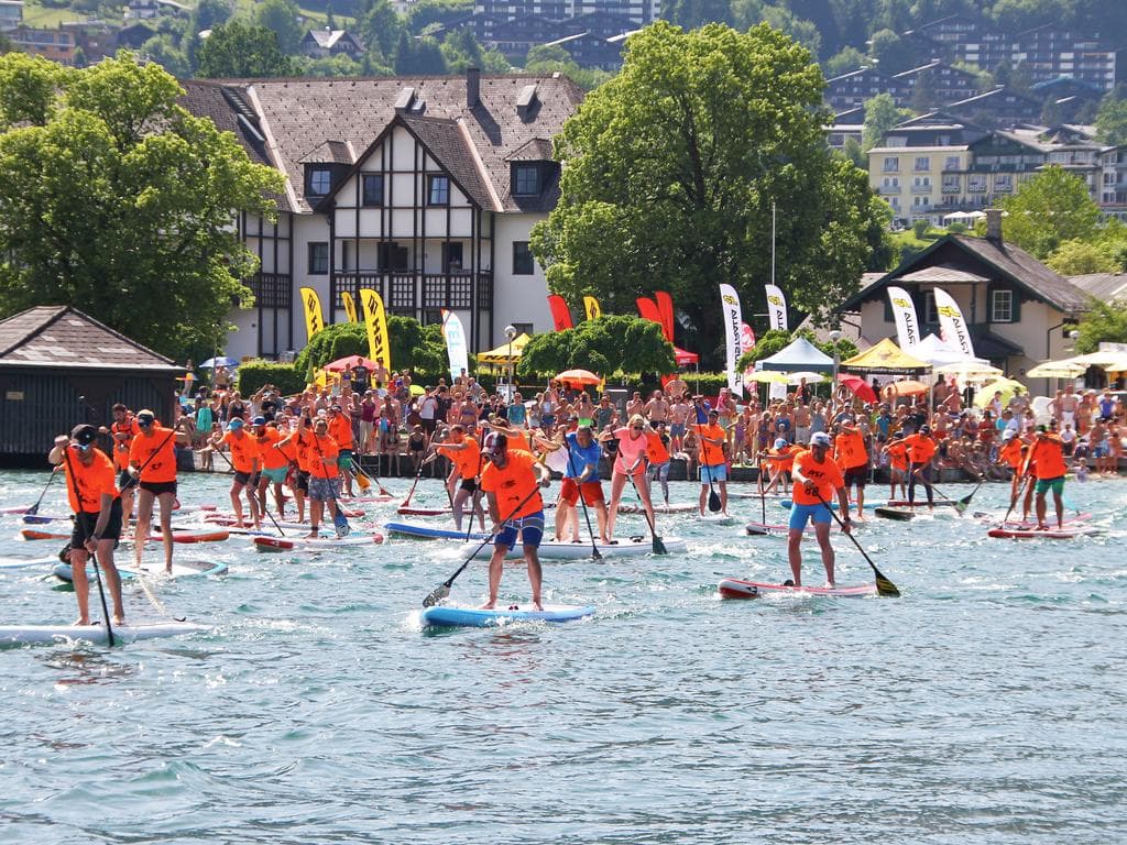 Legend of Ox Stand Up Paddel Race am Wolfgangsee
