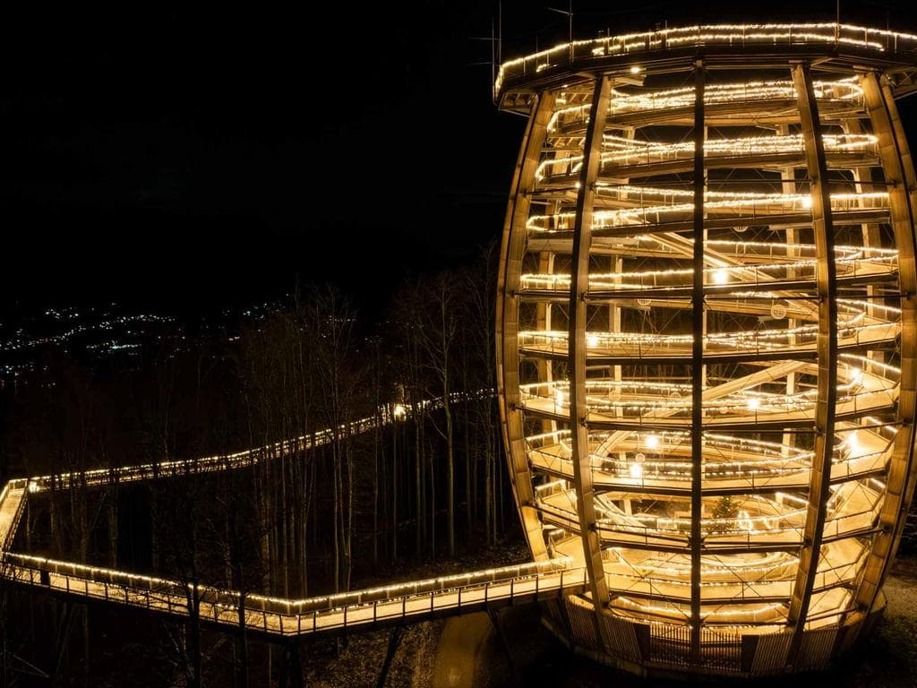 Lichterzauber am Grünberg in Gmunden