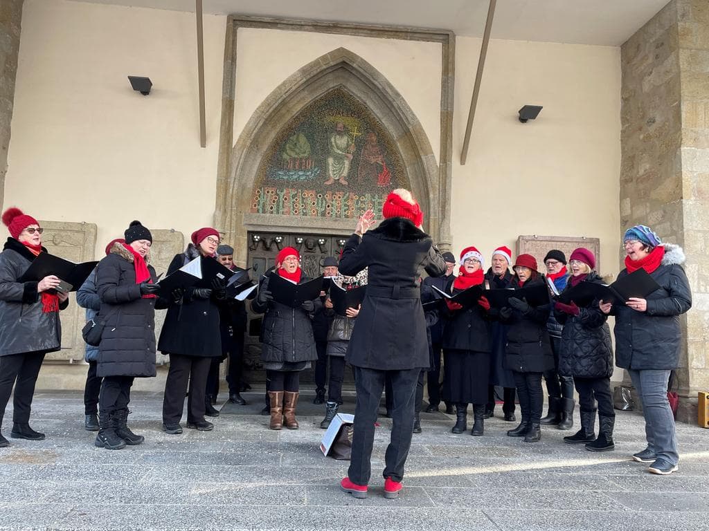 Gemeinsames Weihnachtslieder Singen