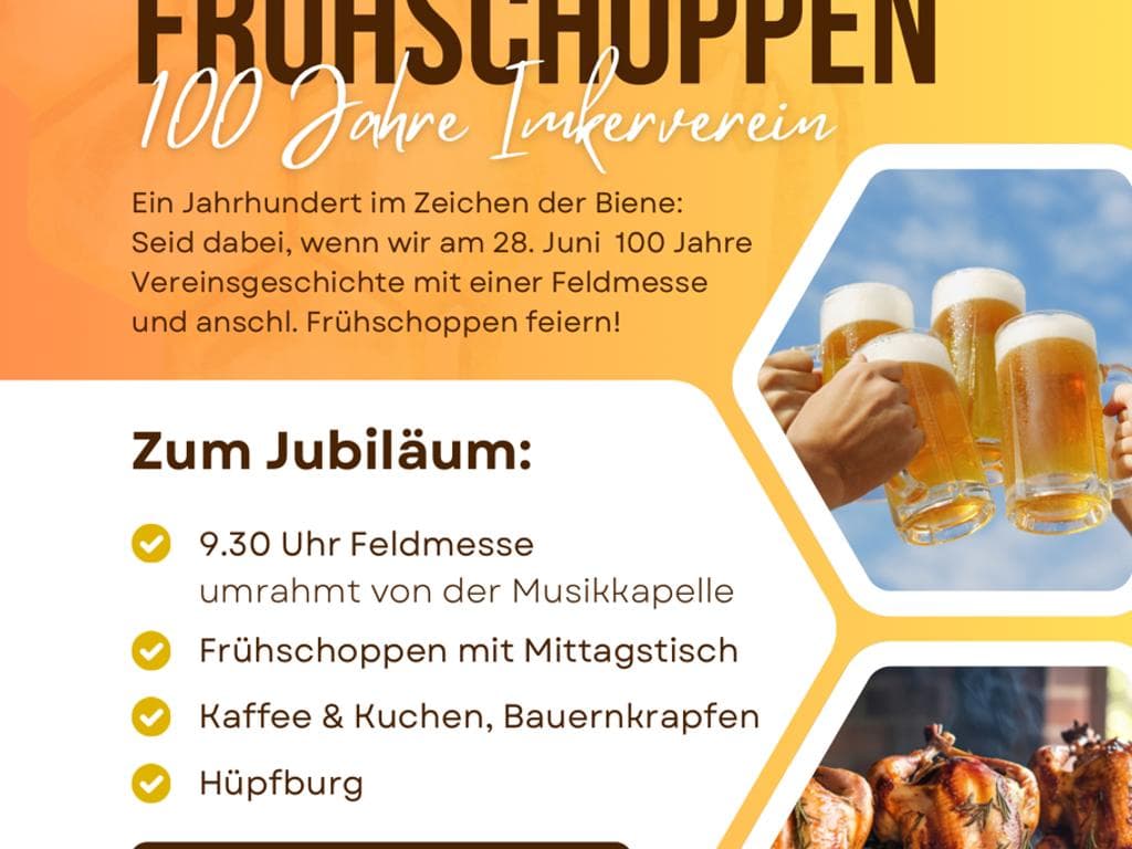 Frühschoppen Imkerverein - 100 Jahre Imkerverein