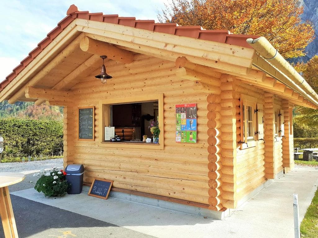 Almseehütt`n / Kiosk beim Seehaus am Almsee