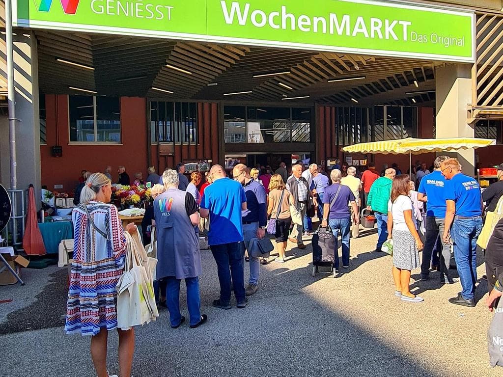 Kochmobil am Welser Wochenmarkt